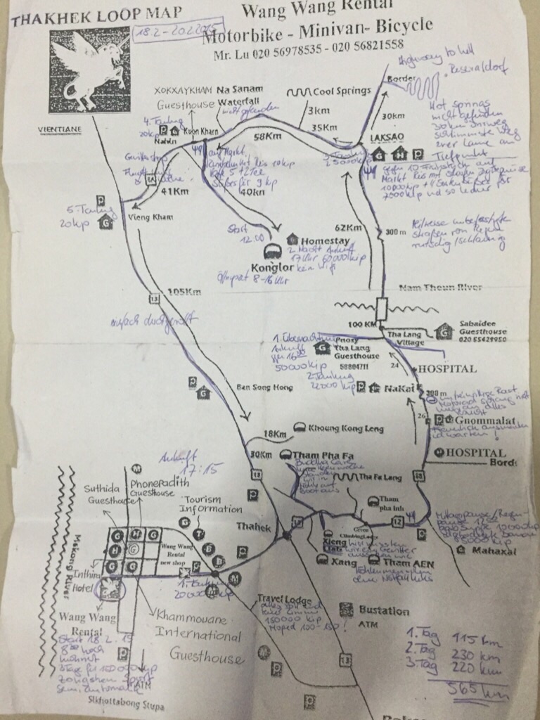 Selfmade Map - Thakhek